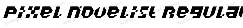 Pixel Novelist Regular字体转换